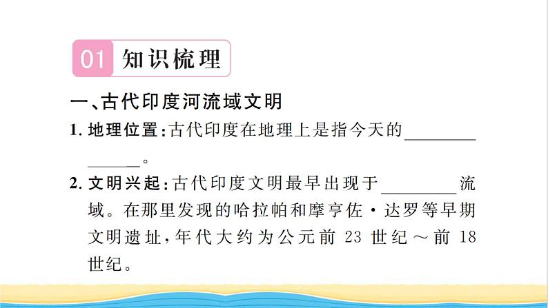 九年级历史上册第一单元古代亚非文明第3课古代印度习题课件新人教版第2页