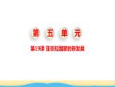九年级历史下册第五单元二战后的世界变化第19课亚非拉国家的新发展教学课件新人教版