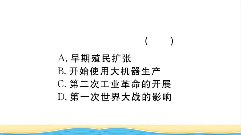 九年级历史下册专题四经济全球化作业课件新人教版03