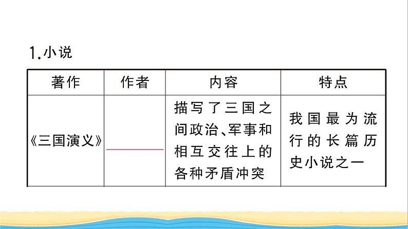 七年级历史下册第三单元明清时期：统一多民族国家的巩固与发展第16课明朝的科技建筑与文学作业课件新人教版2第8页