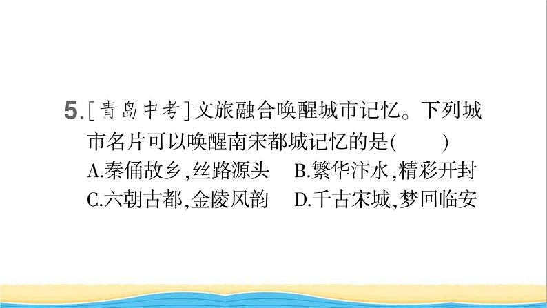 七年级历史下册第二单元辽宋夏金元时期：民族关系发展和社会变化第8课金与南宋的对峙作业课件新人教版107