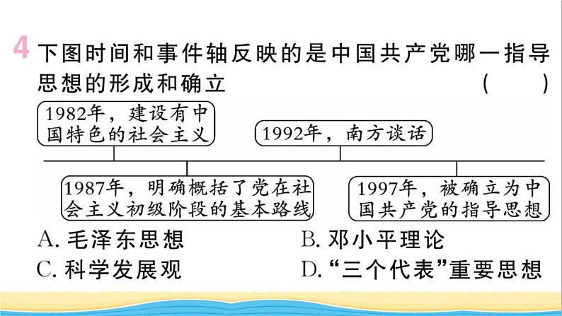 八年级历史下册第三单元中国特色社会主义道路第10课建设中国特色社会主义作业课件新人教版05