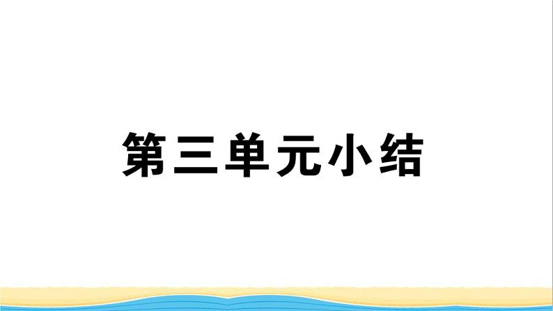 八年级历史下册第三单元中国特色社会主义道路单元小结作业课件新人教版第1页