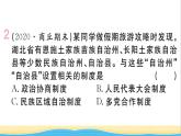 八年级历史下册第四单元民族团结与祖国统一第12课民族大团结作业课件新人教版