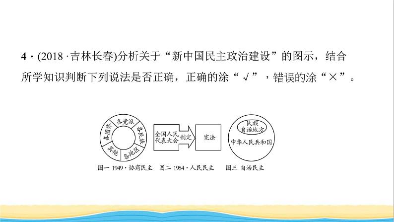 八年级历史下册第四单元民族团结与祖国统一考点突破作业课件新人教版第5页