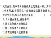 八年级历史上册第六单元中华民族的抗日战争第20课正面战场的抗战作业课件新人教版
