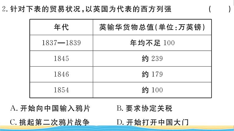 八年级历史上学期期末检测卷作业课件新人教版03