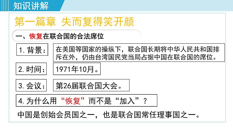 人教版八年级历史下册 5.17外交事业的发展 课件第3页