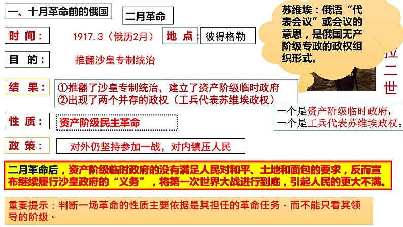 第9课  列宁与十月革命-2021-2022学年九年级历史下册精讲优质课件05