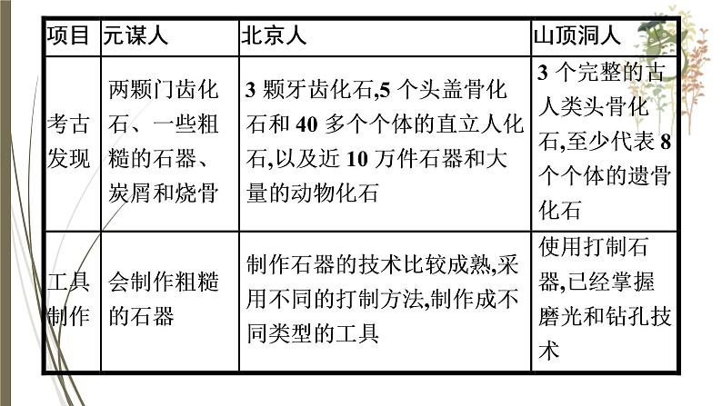 统编版中考历史一轮复习课件第一单元　先秦时期：中国境内早期人类与文明的起源　早期国家与社会变革第5页