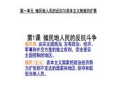 部编版历史九年级下册 第1课 殖民地人民的反抗斗争课件PPT