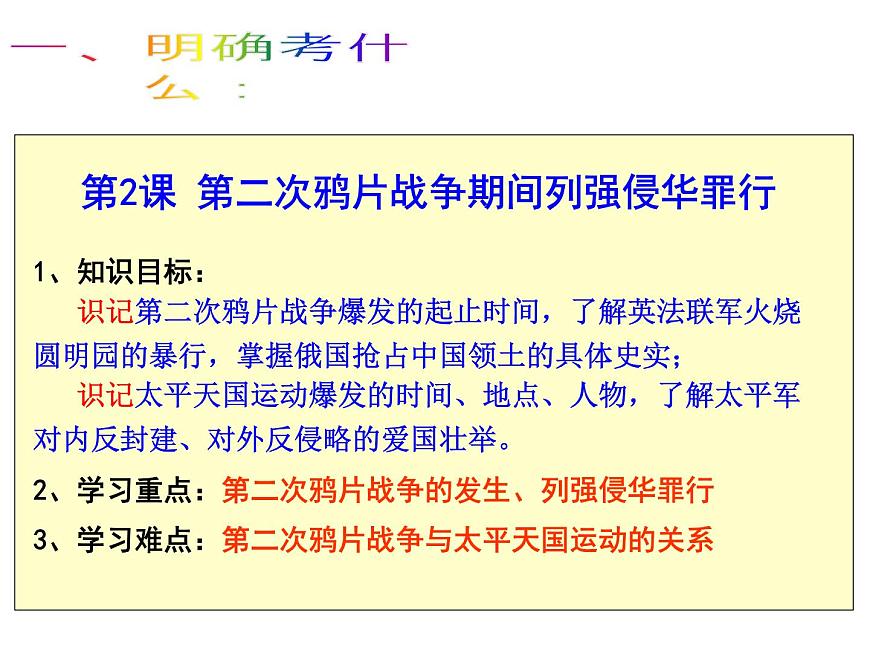 部编版历史八年级上册 第二次鸦片战争期间列强侵华罪行ppt课件 (3)第4页