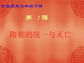 部编版历史七年级下册 第1课隋朝的统一与灭亡12课件PPT