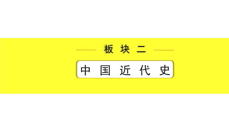 历史中考复习 2. 板块二　中国近代史 1. 第一单元　中国开始沦为半殖民地半封建社会 PPT课件01