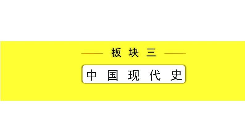 历史中考复习 3. 板块三　中国现代史 3. 第三单元　中国特色社会主义道路 PPT课件第1页