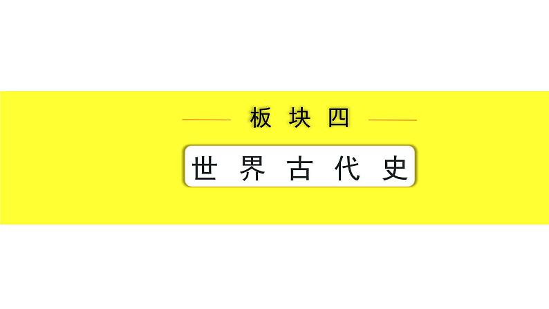 历史中考复习 4. 板块四　世界古代史 1. 第一单元　古代亚非文明 PPT课件01