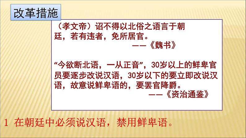 第十九课 北魏政治和北方民族大交融 课件第8页