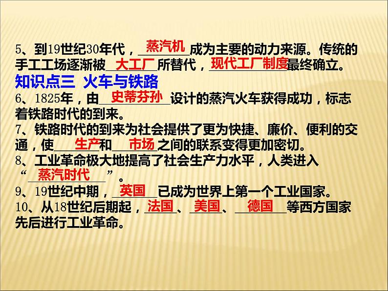 第七单元 工业革命和工人运动的兴起 课件+教案 人教版历史九上07