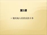 第一單元 殖民地人民的反抗與資本主義制度的擴展 課件+教案 人教版歷史九下