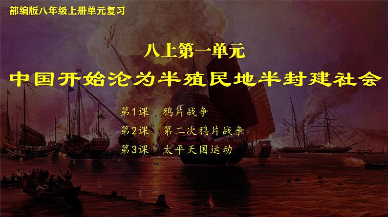 第一单元中国开始沦为半殖民地半封建社会28张PPT课件第1页