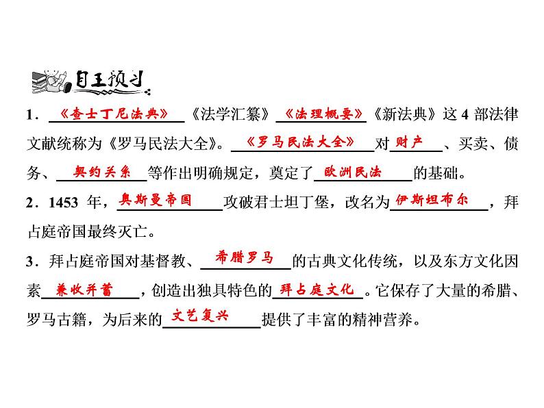 第三单元 封建时代的欧洲 教学课件人教版历史九上05