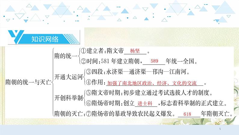 3中国古代史三、隋唐时期时期：繁荣与开放的时代课件 中考历史总复习课件05