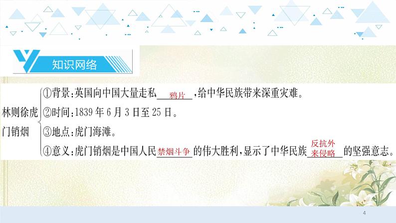 6中国近代史一、中国开始沦为半殖民地半封建社会 中考历史总复习课件第4页