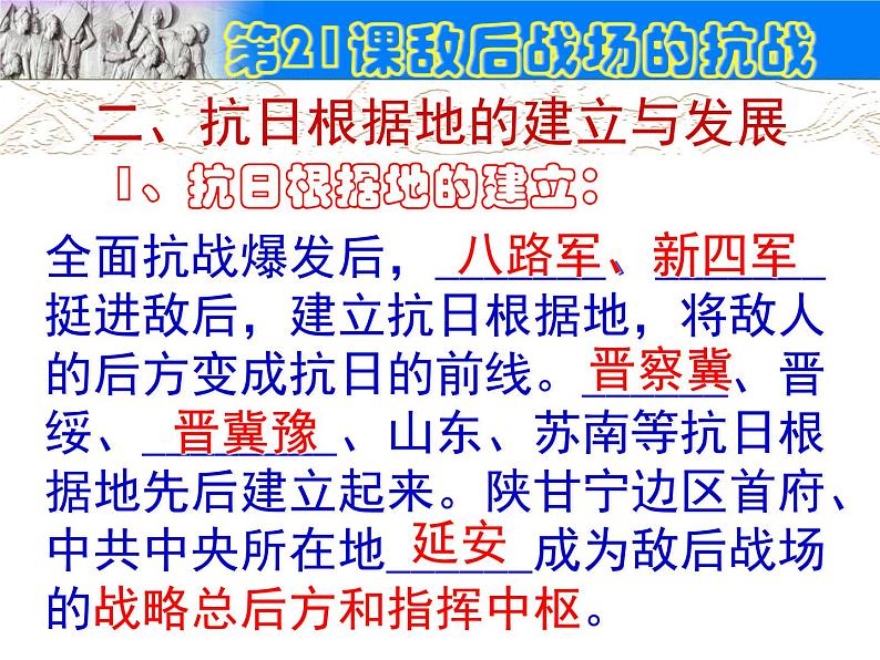 第21课敌后战场的抗战第8页