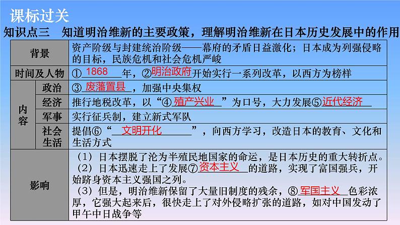 历史中考复习第十九讲资本主义制度的扩展、第二次工业革命和近代科学文化PPT课件第7页