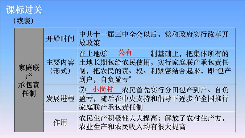 历史中考复习第十三讲中国特色社会主义道路PPT课件第5页