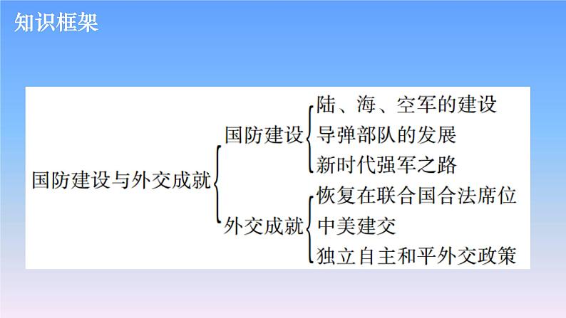 历史中考复习第十五讲国防建设与外交成就PPT课件08