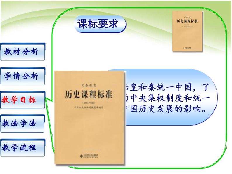 人教部编版七年级历史上册秦统一中国说课课件06