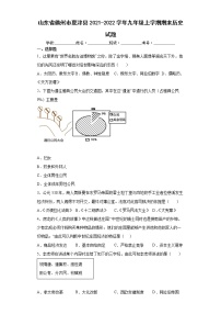 山东省德州市夏津县2021-2022学年九年级上学期期末历史试题（word版 含答案）