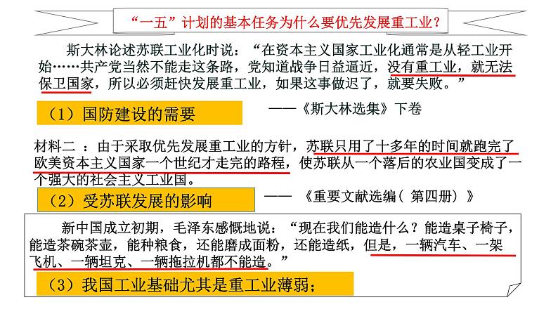 2-4新中国工业化的起步和人民代表大会制度的确立课件2021-2022学年部编版八年级历史下册第6页