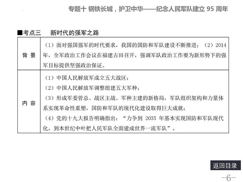 专题十钢铁长城，护卫中华——纪念人民军队建立95周年课件2022年河北省中考历史第6页