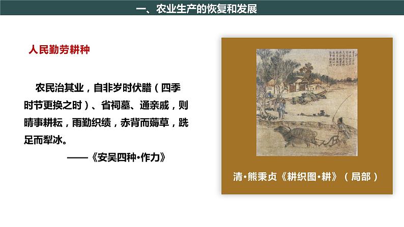 部编版历史七年级下册 第19课 清朝前期社会经济的发展 授课课件+教案+视频素材08