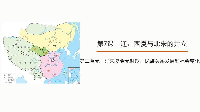 2.7辽、西夏与北宋的并立课件2021-2022学年部编版七年级历史下册01