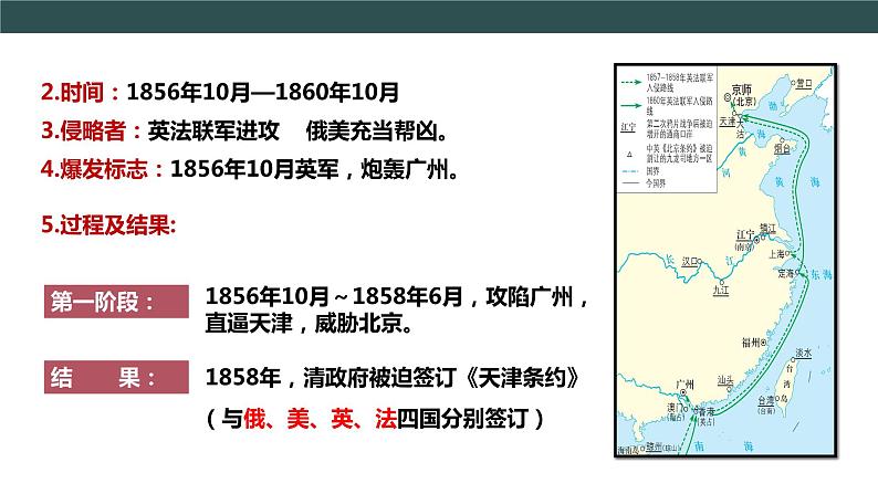 部编版历史八年级上册 第2课 第二次鸦片战争 教学课件+教案+视频素材08