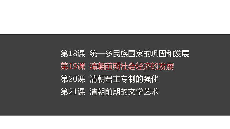 人教版历史七年级下册课件第19课清朝前期社会经济的发展第6页