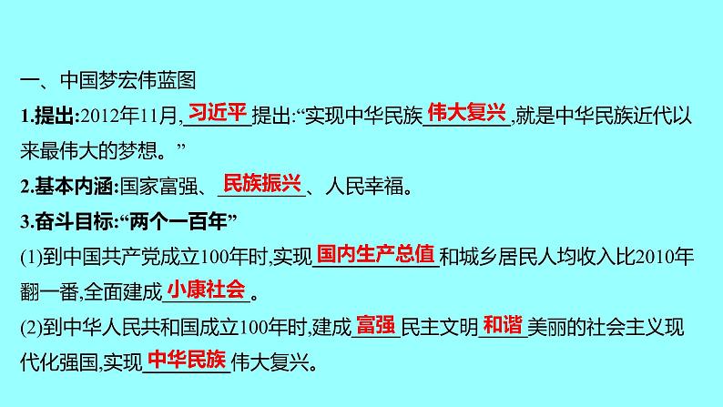 第三单元  第11课为实现中国梦而努力奋斗 课件 2021-2022 部编版历史 八年级下册04