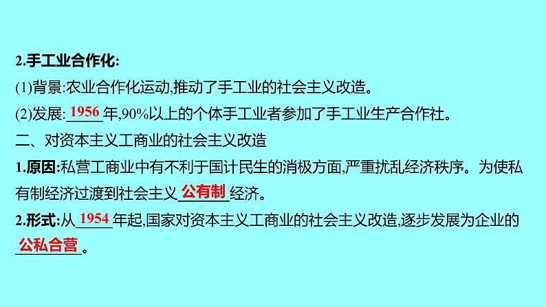 第二单元  第5课三大改造 课件 2021-2022 部编版历史 八年级下册第6页