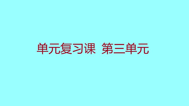 单元复习课  第三单元 课件 2021-2022 部编版历史 八年级下册第1页