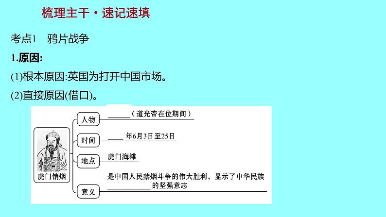 2022 云南 历史 中考复习 第八单元 中国开始沦为半殖民地半封建社会 课件03