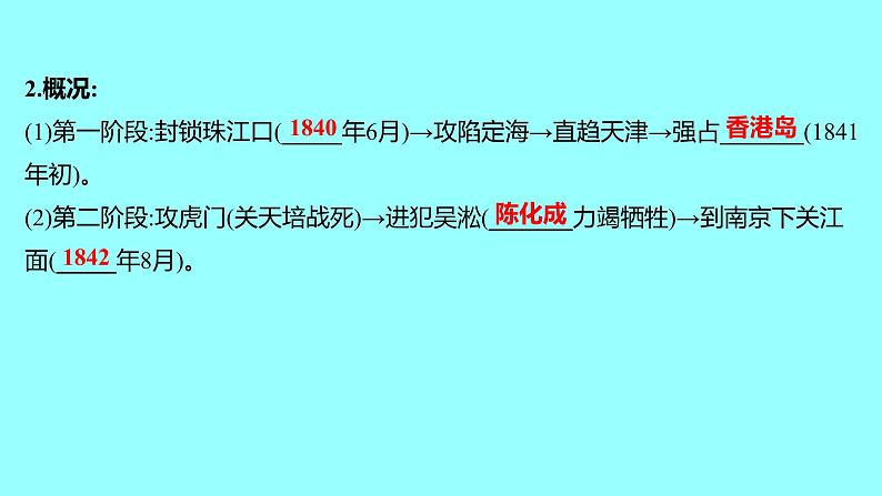 2022 云南 历史 中考复习 第八单元 中国开始沦为半殖民地半封建社会 课件04