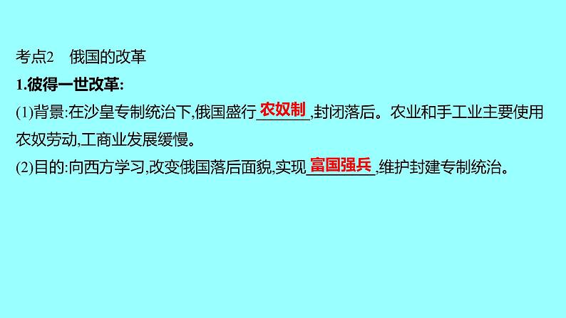 2022 云南 历史 中考复习 第二十三单元 殖民地人民的反抗与资本主义制度的扩展 课件08