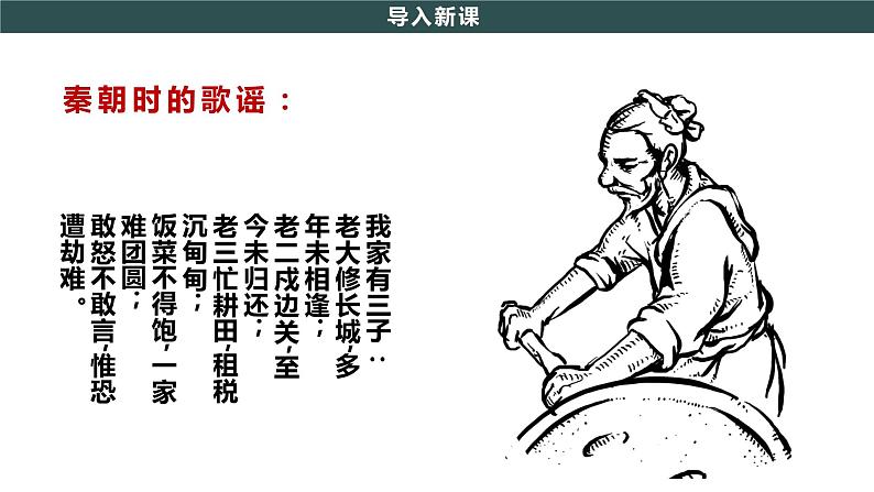 部编版历史七年级上册 第10课 秦末农民大起义   教学课件+教案+视频素材02