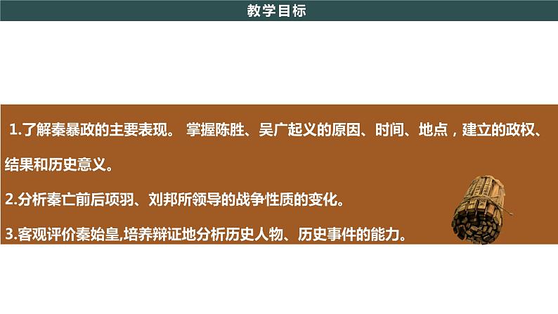 部编版历史七年级上册 第10课 秦末农民大起义   教学课件+教案+视频素材03