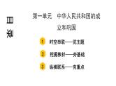 2021-2022学年度历史中考复习课件  1.第一单元　中华人民共和国的成立和巩固