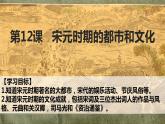 2.12宋元时期的都市和文化课件2021_2022学年部编版七年级下册历史