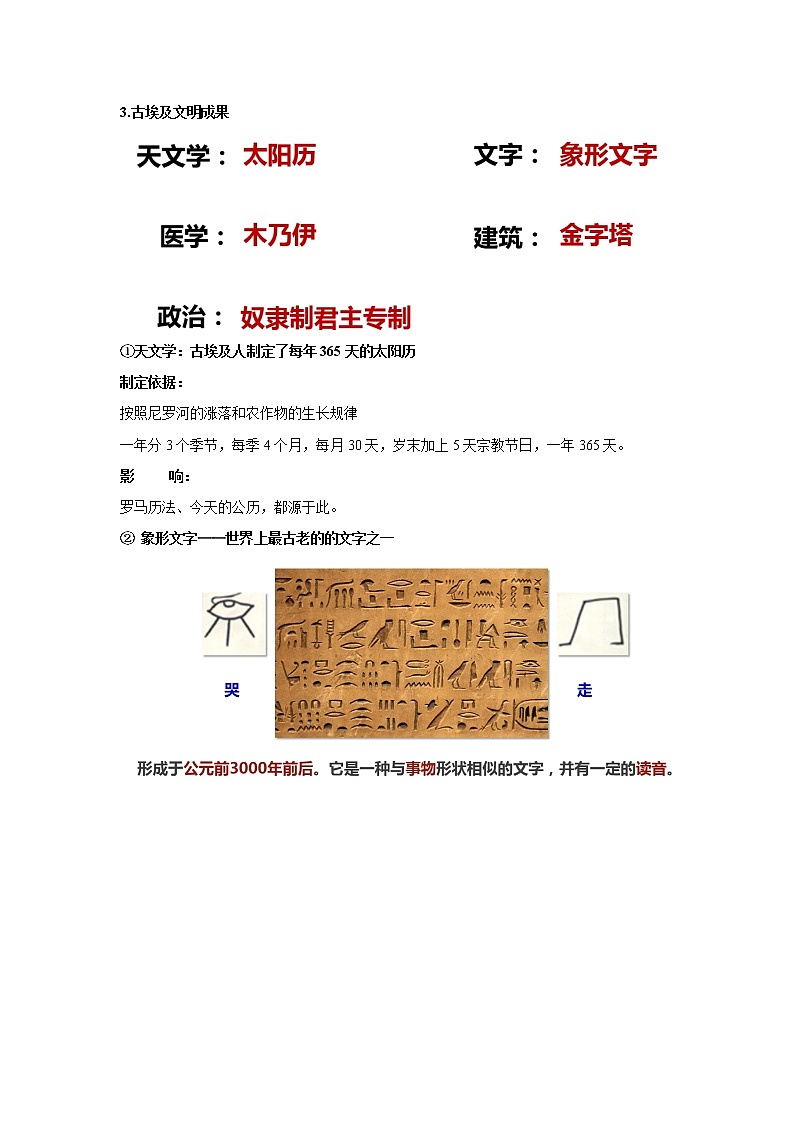 第1课 古代埃及 教学课件+教案+视频素材03